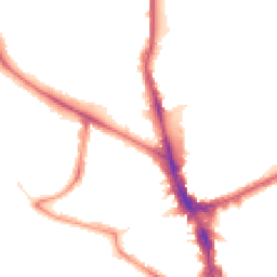 Night-time road noise heatmap for N22 7GS