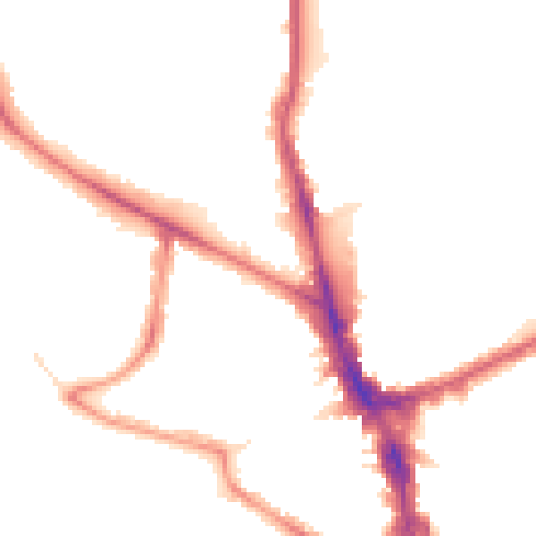 Night-time road noise heatmap for N22 7GS