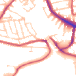 Daytime road noise heatmap for N22 7RP