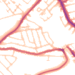 Daytime road noise heatmap for N22 7SB