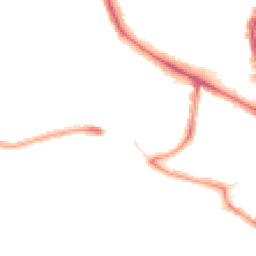 Night-time road noise heatmap for N22 7SR