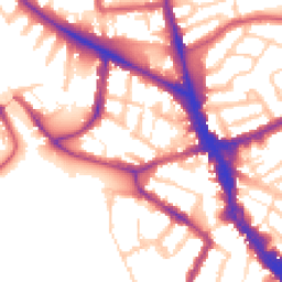 Daytime road noise heatmap for N22 7TD