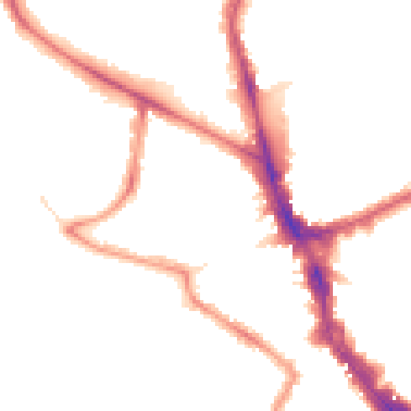 Night-time road noise heatmap for N22 7TE