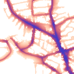 Daytime road noise heatmap for N22 7TN