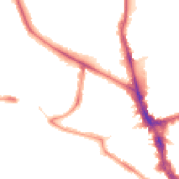 Night-time road noise heatmap for N22 7TN