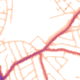 Daytime road noise heatmap for N22 7UR