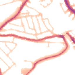 Daytime road noise heatmap for N22 7XE
