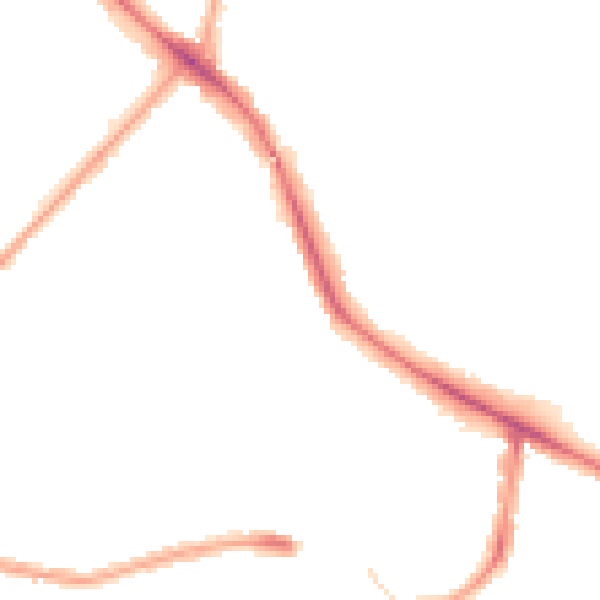 Night-time road noise heatmap for N22 8DG