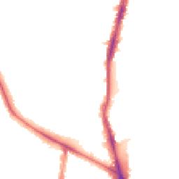 Night-time road noise heatmap for N22 8EN