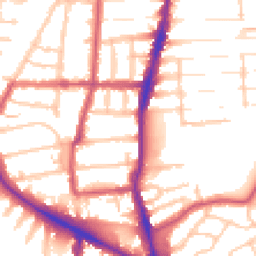 Daytime road noise heatmap for N22 8EY