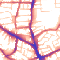 Daytime road noise heatmap for N22 8HS