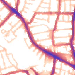 Daytime road noise heatmap for N22 8NH