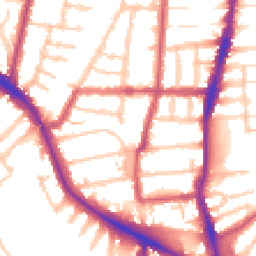 Daytime road noise heatmap for N22 8PH