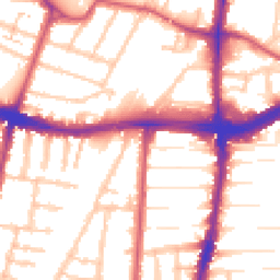Daytime road noise heatmap for N22 8QZ