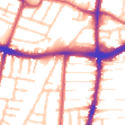 Daytime road noise heatmap for N22 8RJ