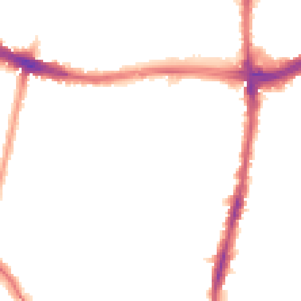Night-time road noise heatmap for N22 8RL
