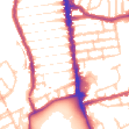 Daytime road noise heatmap for N4 1AB