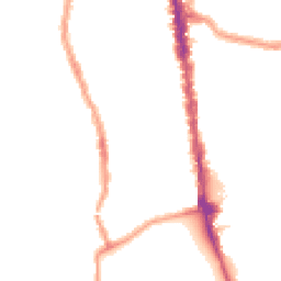 Night-time road noise heatmap for N4 1AD