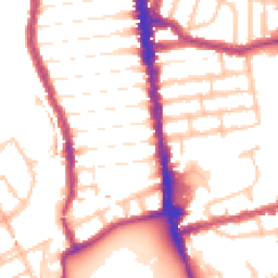Daytime road noise heatmap for N4 1AE