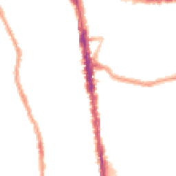 Night-time road noise heatmap for N4 1AL
