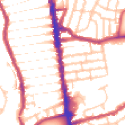Daytime road noise heatmap for N4 1AQ
