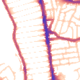 Daytime road noise heatmap for N4 1AS