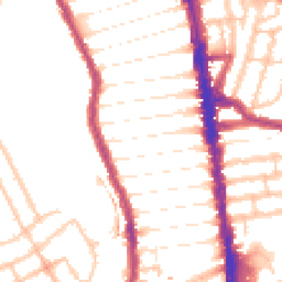 Daytime road noise heatmap for N4 1AT