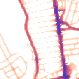 Daytime road noise heatmap for N4 1AZ