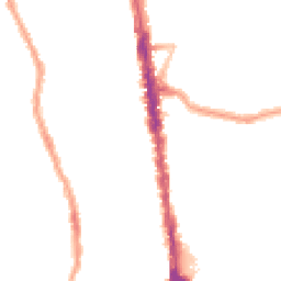 Night-time road noise heatmap for N4 1BA