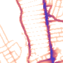 Daytime road noise heatmap for N4 1BD