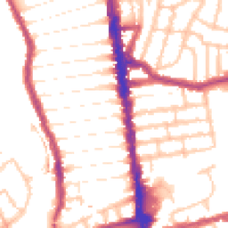 Daytime road noise heatmap for N4 1BE