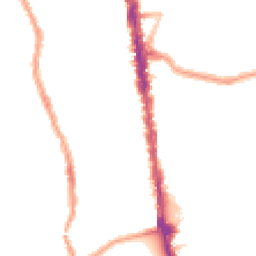 Night-time road noise heatmap for N4 1BL