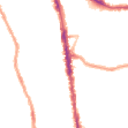 Night-time road noise heatmap for N4 1BT