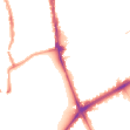 Night-time road noise heatmap for N4 1DA