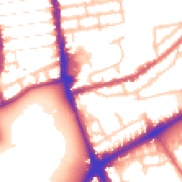 Daytime road noise heatmap for N4 1DE