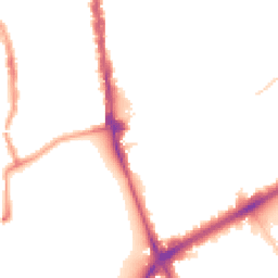Night-time road noise heatmap for N4 1DF