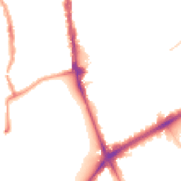 Night-time road noise heatmap for N4 1DG