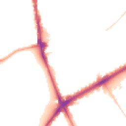 Night-time road noise heatmap for N4 1DH