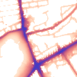 Daytime road noise heatmap for N4 1DJ
