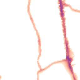 Night-time road noise heatmap for N4 1DL