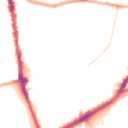 Night-time road noise heatmap for N4 1DS