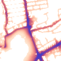 Daytime road noise heatmap for N4 1DW