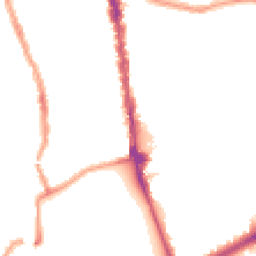 Night-time road noise heatmap for N4 1DY