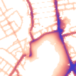 Daytime road noise heatmap for N4 1EE