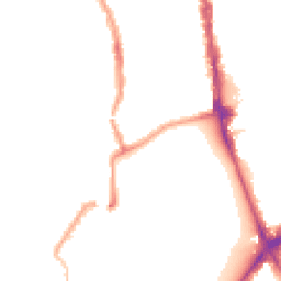 Night-time road noise heatmap for N4 1EE
