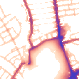 Daytime road noise heatmap for N4 1EG