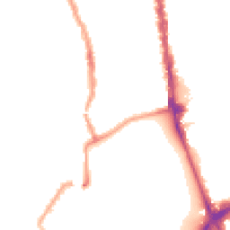 Night-time road noise heatmap for N4 1EG