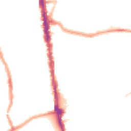 Night-time road noise heatmap for N4 1JN