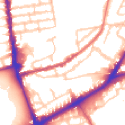 Daytime road noise heatmap for N4 1LS