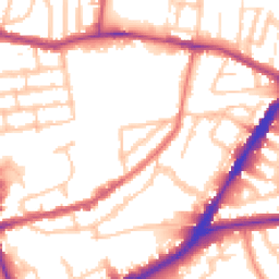 Daytime road noise heatmap for N4 1PD